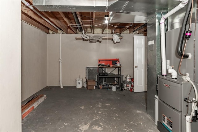 326 Merrimac Downs, Saint Peters, MO 63376 - unfinished below grade area with heating unit