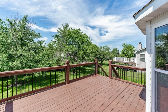 326 Merrimac Downs, Saint Peters, MO 63376 - deck with a lawn