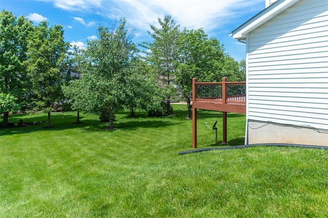 326 Merrimac Downs, Saint Peters, MO 63376 - view of green lawn with a deck
