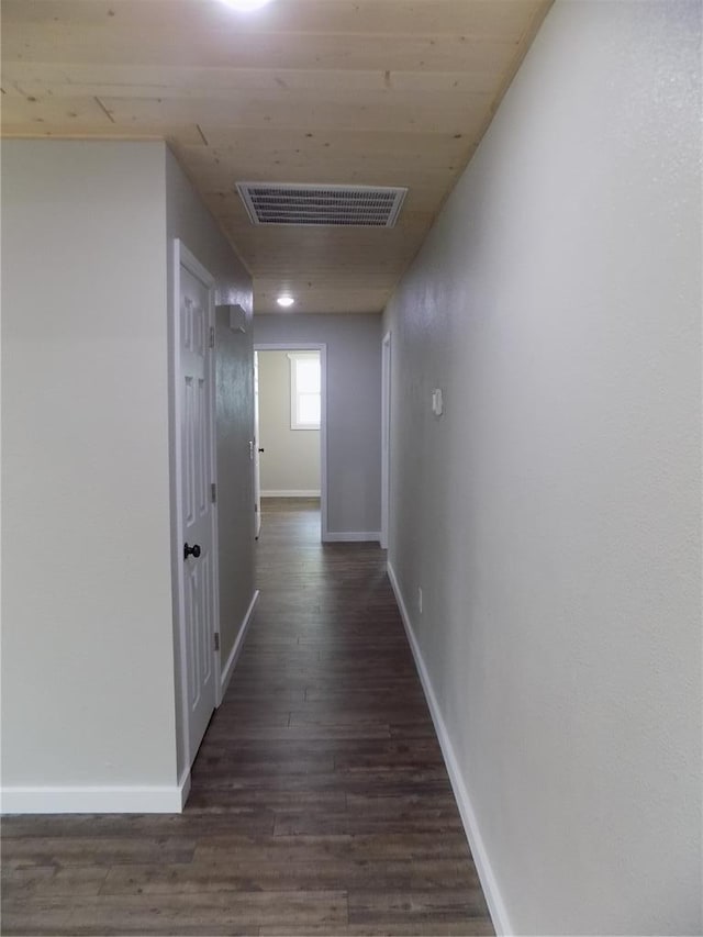 633 E Eldon St, St James, MO 65559 - hall with baseboards and wood finished floors