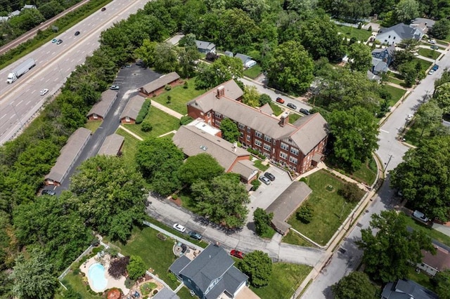 537 Colebrook Dr Unit C, Webster Groves, MO 63119 - aerial overview of property's location