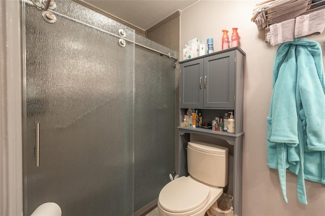 17130 State Route F, St James, MO 65559 - bathroom with a stall shower and toilet