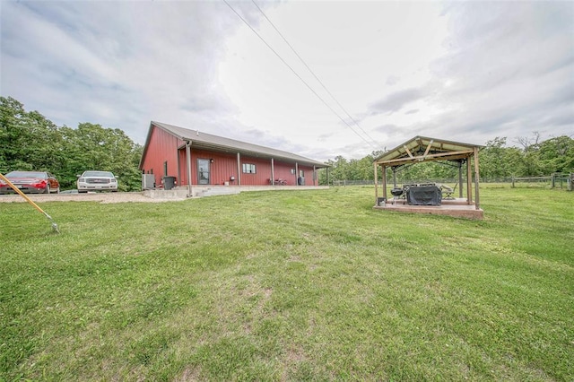 14901 State Route Ff, Edgar Springs, MO 65462 - view of yard featuring a gazebo and a carport