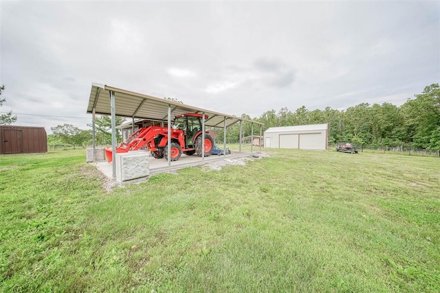 14901 State Route Ff, Edgar Springs, MO 65462 - view of grassy yard featuring an outdoor structure