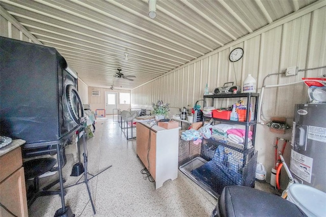 14901 State Route Ff, Edgar Springs, MO 65462 - view of patio with electric water heater and ceiling fan
