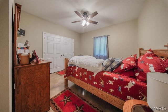 14901 State Route Ff, Edgar Springs, MO 65462 - bedroom with a ceiling fan