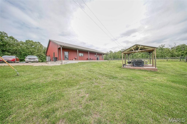14901 State Route Ff, Edgar Springs, MO 65462 - view of yard with a gazebo and a carport