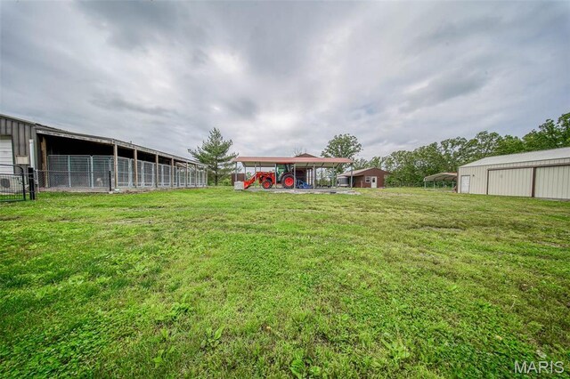 14901 State Route Ff, Edgar Springs, MO 65462 - view of green lawn featuring an outbuilding
