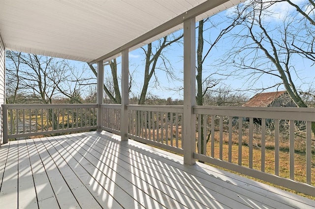 7097 State Route 3, Evansville, IL 62242 - view of wooden terrace