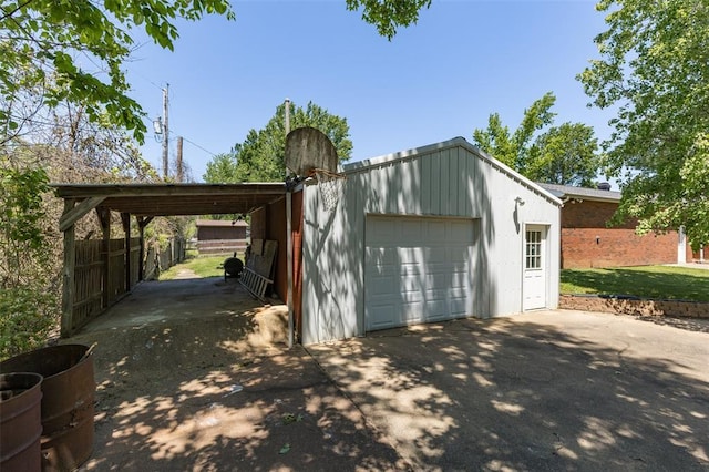 114 Fairlane Dr, Ironton, MO 63650 - garage featuring asphalt driveway and a detached garage