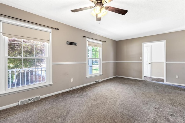 114 Fairlane Dr, Ironton, MO 63650 - empty room with carpet, baseboards, and ceiling fan