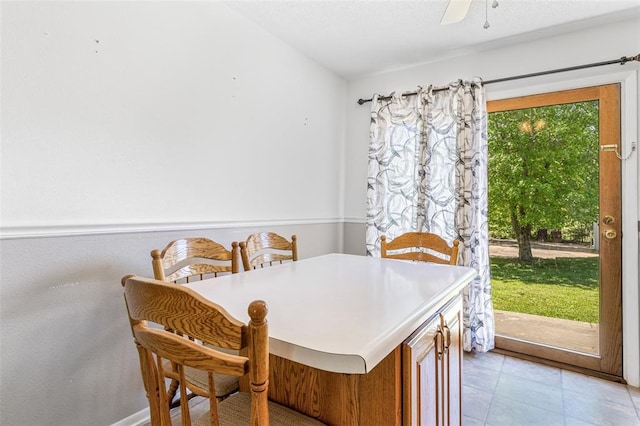 114 Fairlane Dr, Ironton, MO 63650 - dining room with light tile patterned floors