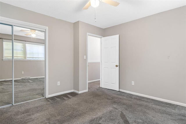 114 Fairlane Dr, Ironton, MO 63650 - unfurnished bedroom featuring carpet, a closet, and baseboards
