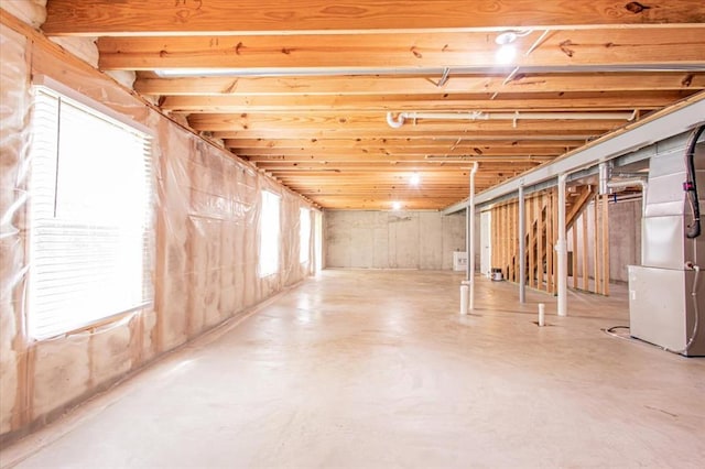 614 Palisades View Dr, Eureka, MO 63025 - basement with heating unit