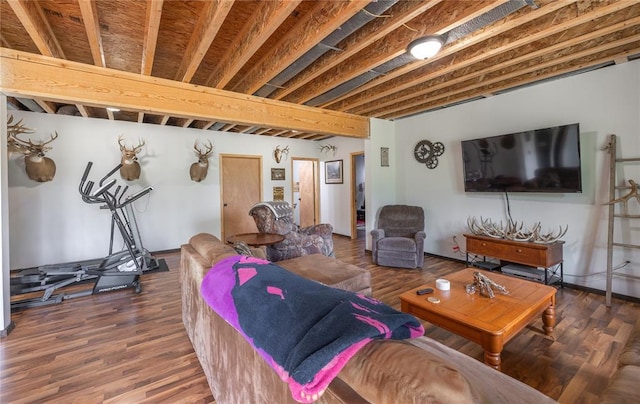 19285 State Route Ee, St James, MO 65559 - living room featuring wood finished floors