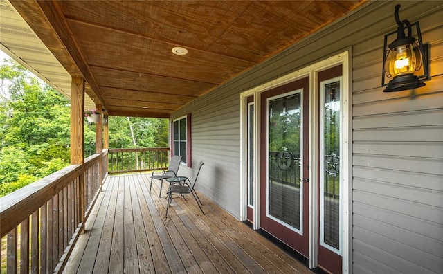 19285 State Route Ee, St James, MO 65559 - view of wooden porch