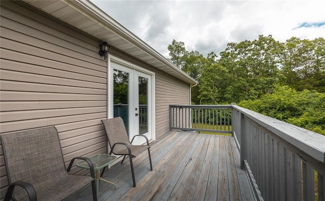 19285 State Route Ee, St James, MO 65559 - wooden terrace featuring french doors