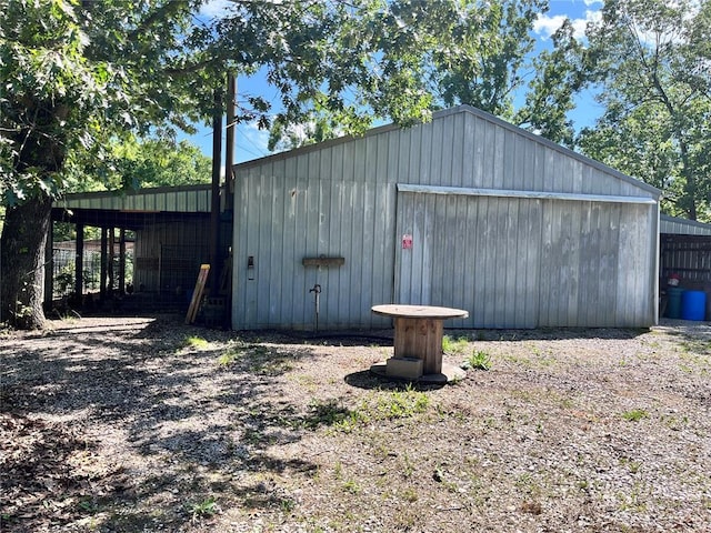 12241 Pipeline Rd, Bourbon, MO 65441 - view of pole building