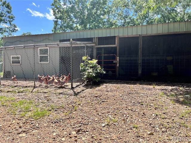 12241 Pipeline Rd, Bourbon, MO 65441 - back of property featuring an outdoor structure