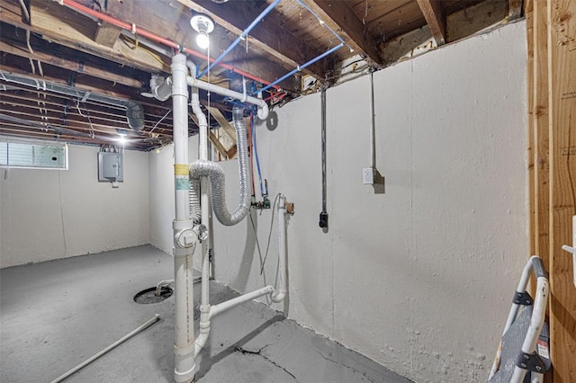 270 Estridge Rd, Saint Louis, MO 63137 - below grade area with electric panel