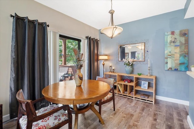 321 Kipling Way Unit G, Weldon Spring, MO 63304 - dining area with wood finished floors and baseboards