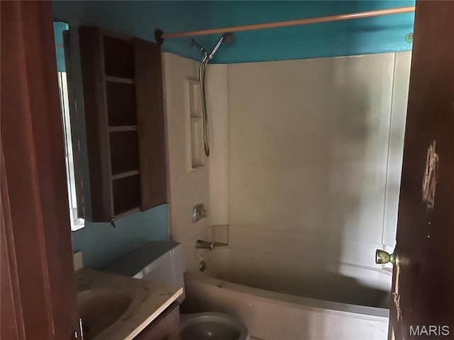 11214 Terry Ave, Bridgeton, MO 63044 - full bath with toilet, tub / shower combination, and vanity