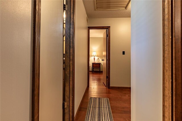 2038 County Highway 333, Benton, MO 63736 - hall featuring wood-type flooring and a textured ceiling
