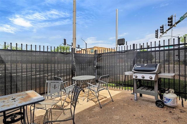 1720 Chouteau Ave Unit 110, Saint Louis, MO 63103 - view of patio with grilling area