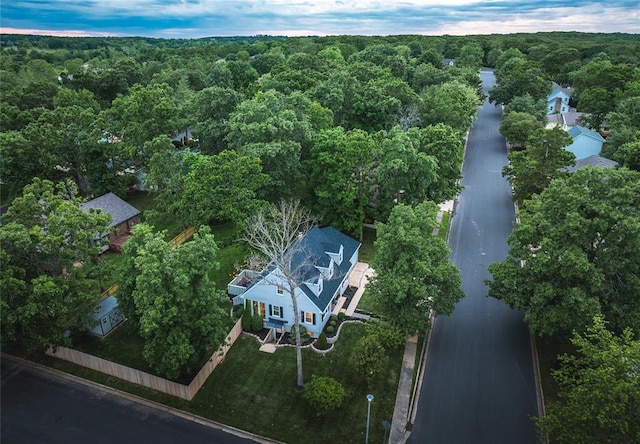 1104 Turkey Run, Rolla, MO 65401 - aerial view of property and surrounding area with a forest and a nearby body of water