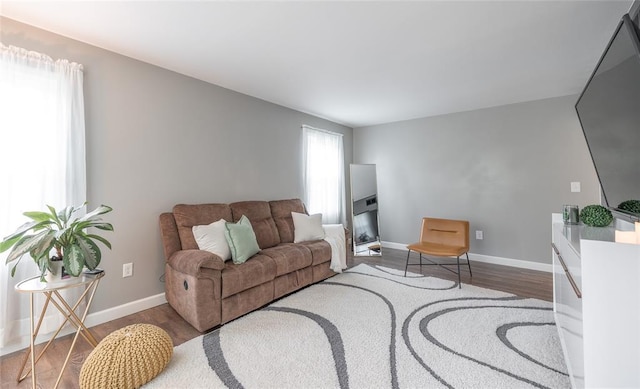 1104 Turkey Run, Rolla, MO 65401 - living room featuring wood finished floors and baseboards
