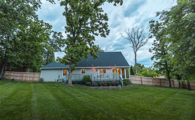 1104 Turkey Run, Rolla, MO 65401 - back of property featuring a deck and central AC