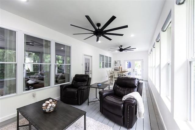11475 Slate Cir, Rolla, MO 65401 - sunroom / solarium featuring french doors
