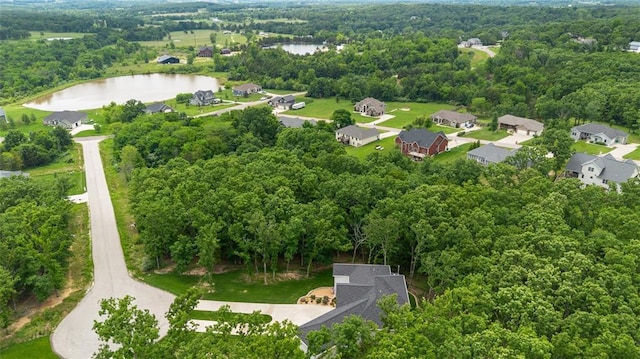 11475 Slate Cir, Rolla, MO 65401 - aerial view of a large body of water and a forest