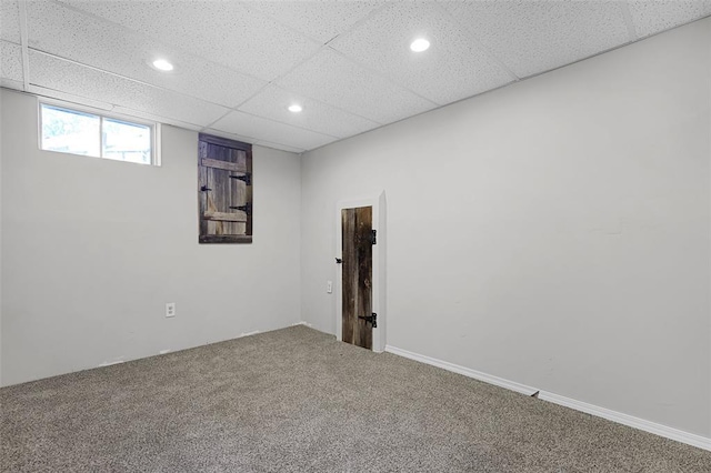 5810 Sorrel Tree Ct, Saint Louis, MO 63129 - below grade area featuring carpet floors and recessed lighting