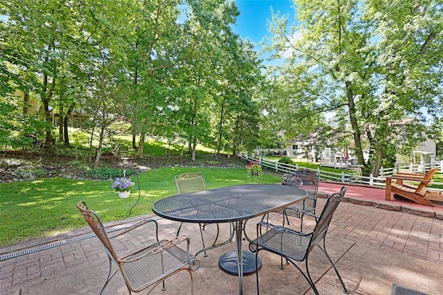 5810 Sorrel Tree Ct, Saint Louis, MO 63129 - view of patio with outdoor dining area