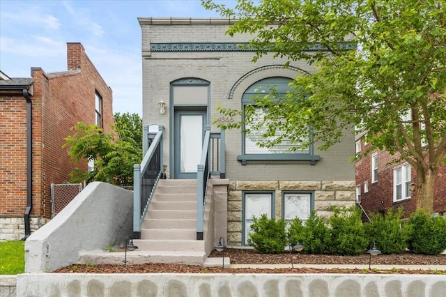 4366 Swan Ave, Saint Louis, MO 63110 - view of front of house with brick siding