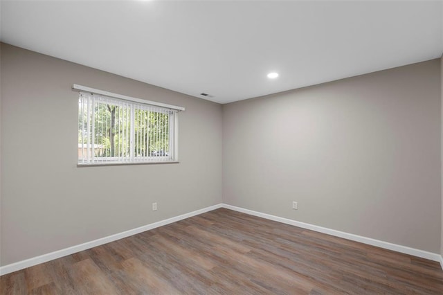 5 Braquewood Ct, Manchester, MO 63021 - empty room featuring baseboards, recessed lighting, and wood finished floors