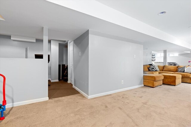 3226 Bridgeport Place Dr, Bridgeton, MO 63044 - finished basement featuring carpet and baseboards