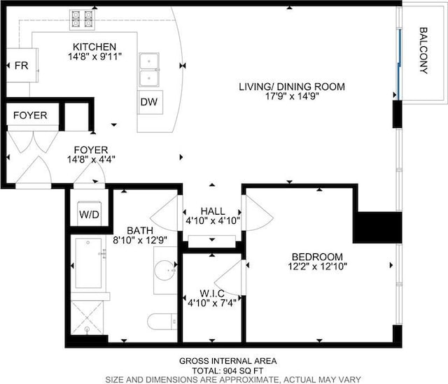 4909 Laclede Ave Unit 1202, Saint Louis, MO 63108 - room layout