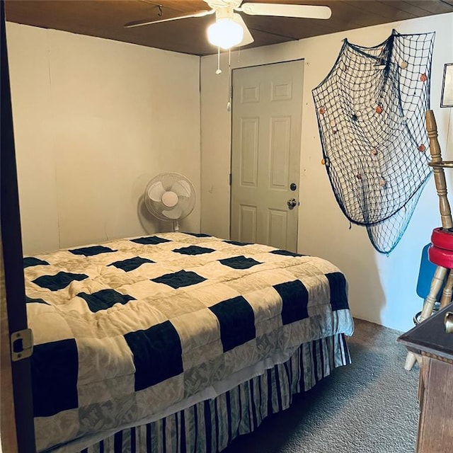 6308 Eagle Ln Unit 6300, French Village, MO 63036 - bedroom with carpet flooring and a ceiling fan