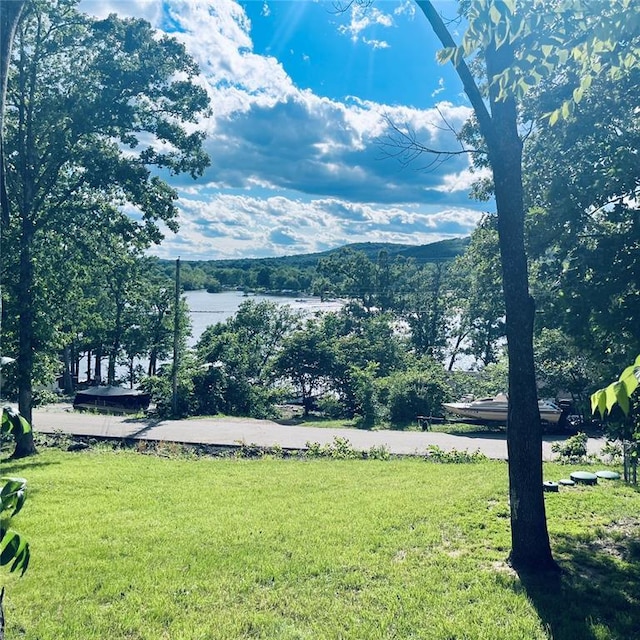 6308 Eagle Ln Unit 6300, French Village, MO 63036 - view of mountain backdrop with a large body of water