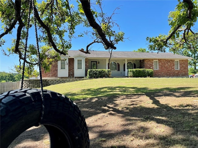 17250 Brewster Ln, Crocker, MO 65452 - ranch-style house with brick siding