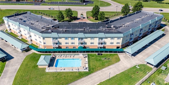 1300 N Main St Unit 213, Sikeston, MO 63801 - drone / aerial view of a pool area