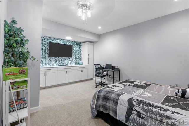 28 Millwell Dr, Maryland Heights, MO 63043 - bedroom featuring light carpet and recessed lighting
