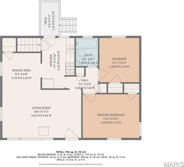 1937 N Hanley Rd, Saint Louis, MO 63114 - view of floor plan / room layout