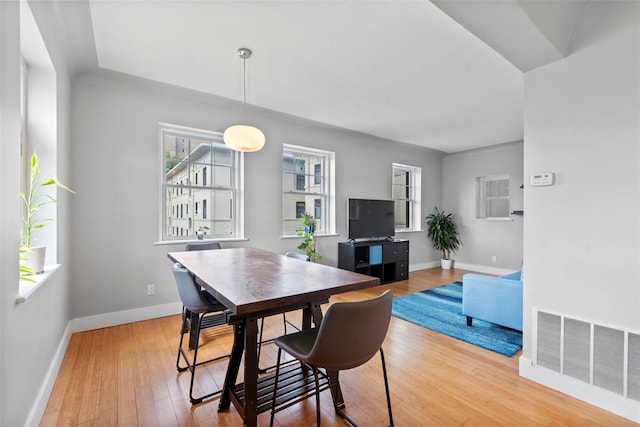 603 Westgate Ave Unit 603E, Saint Louis, MO 63130 - dining space with wood-type flooring and baseboards
