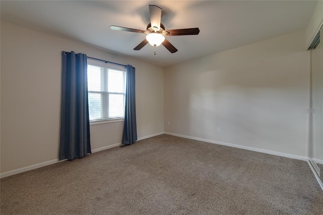 204 Chestnut Dr, Saint Charles, MO 63301 - unfurnished room with carpet, ceiling fan, and baseboards