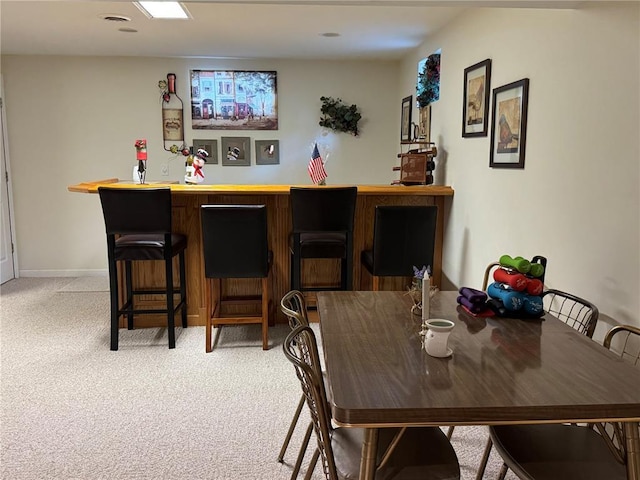 113 Fairway Dr, Maryville, IL 62062 - indoor dry bar with light carpet