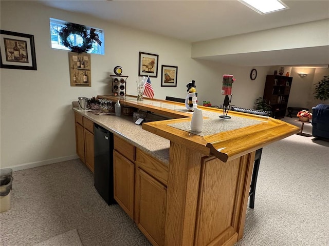 113 Fairway Dr, Maryville, IL 62062 - indoor dry bar featuring light colored carpet
