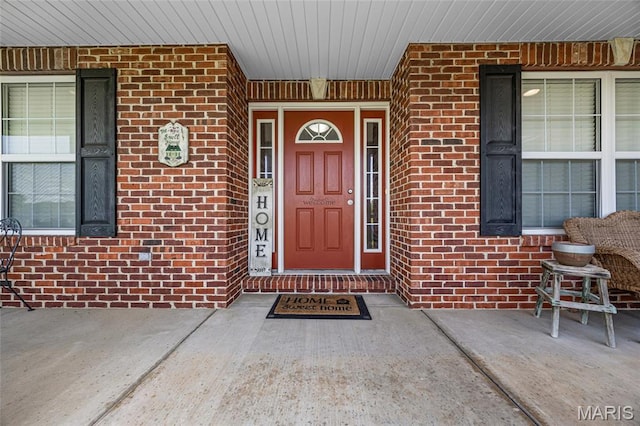 8525 Sagamore Dr, Cedar Hill, MO 63016 - entrance to property with a porch and brick siding